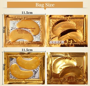 OEM Golden Crystal collagene maschera per gli occhi sotto la benda sull'<span class=keywords><strong>occhio</strong></span>, trattamento per gli occhi con acido ialuronico per occhi gonfi occhiaie, rughe - Product Image 6