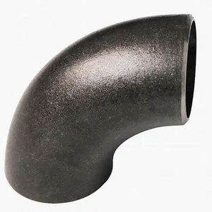 Coude sans soudure à rayon long ANSI B16.9/ASTM A234 WP11 LR 45/60/90/180 degrés en acier inoxydable noir pour raccord de tuyauterie à souder bout à bout - Product Image 1