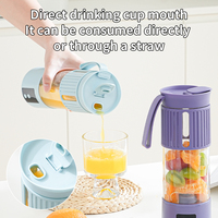 Huis Keuken Accessoires Elektrische Mini Usb 12 Messen Juicer Cup Machine Draagbare Fruit Goedkope Juicer Blender