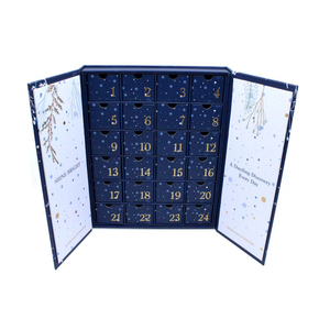 Calendrier de compte à rebours personnalisé, emballage boîte de rituel aveugle 24 jours cadeau parfum <span class=keywords><strong>rouge</strong></span> à lèvres cosmétiques bijoux boîtes d'emballage - Product Image 6