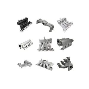 China Factory Custom Made Aluminum Alloy Casting Racing 4-Port 3-Port Intake Manifold