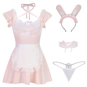 Lingerie <span class=keywords><strong>Sexy</strong></span> pour Jeux de Rôle, Uniformes de <span class=keywords><strong>Serveuse</strong></span>, Costumes de Cosplay de Femme de Chambre <span class=keywords><strong>Sexy</strong></span> pour Femmes - Product Image 5