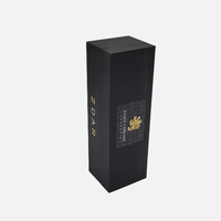 Boîte-cadeau de bouteille de vin en papier dur personnalisable de luxe Offre Spéciale emballage biodégradable recyclable stratification mate tache de feuille d'or