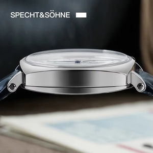 1921 Classic 38MM Men's Automatic <b>Mechanical</b> <b>Watch</b> Sapphire Crystal Vintage <b>Watch</b> Leather Strap 50M Waterproof - Product Image 3