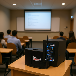 Sistema de PA de 5 Núcleos D0100HHBWX8, Altavoz con Receptor Inalámbrico de 200 Vatios para Enseñanza, Aulas, Conferencias y Presentaciones - Product Image 2