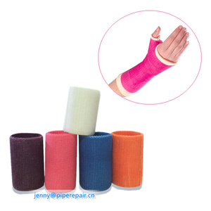 <span class=keywords><strong>Protector</strong></span> médico a prueba de agua, fibra de vidrio fundido, resina impermeable colorida, rollo de vendaje quirúrgico, cinta de fundición ortopédica - Product Image 1