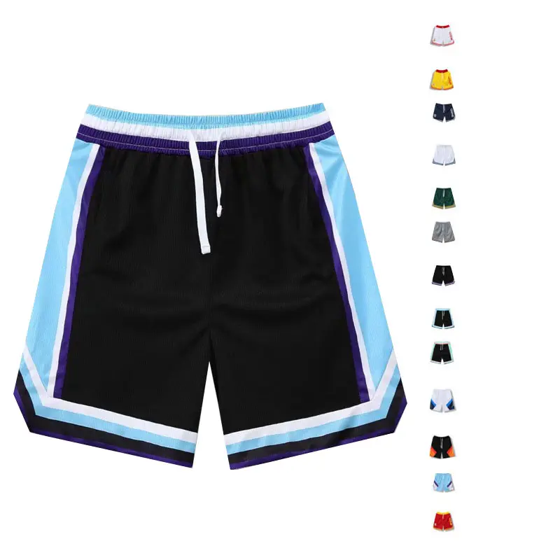 High Quality Polyester Plain Sublimation Sports Wholesale Blank Mesh Men Custom Basketball Shorts