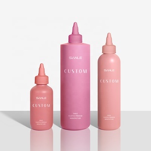 4oz 8oz PE tái chế pcr sinh thái bao bì mỹ phẩm bóp chai tóc dầu chai nhựa Twist Top bơm lại Applicator chai - Product Image 2