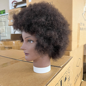 Tête de poupée universitaire à livraison rapide tête de mannequin <span class=keywords><strong>Afro</strong></span> <span class=keywords><strong>cheveux</strong></span> réels avec <span class=keywords><strong>cheveux</strong></span> <span class=keywords><strong>afro</strong></span> <span class=keywords><strong>pour</strong></span> formation de coiffeurs à vendre - Product Image 4