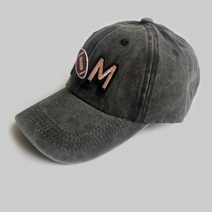 Casquette de baseball brodée <span class=keywords><strong>Rugby</strong></span> Football Mom Casquette de sport Duckback pour hommes et femmes Vente en gros - Product Image 5