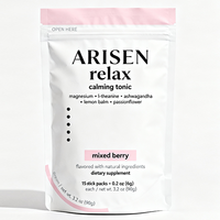 Boisson relaxante apaisante pour femmes, poudre à boire aromatisée pour la relaxation, poudre adaptative mixte pour la relaxation des femmes