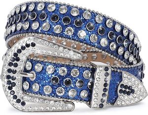 Nouvelle tendance Bling Bling strass <span class=keywords><strong>ceinture</strong></span> hommes femmes Western Cowboy cristal clouté cuir diamant <span class=keywords><strong>ceinture</strong></span> pour jean Cinto De Strass - Product Image 5