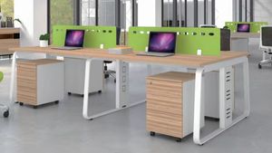 Kaki Meja Kerja Kantor Langsung dari Pabrik, Rangka Meja Besi Cor untuk Ruang Rapat - Product Image 3
