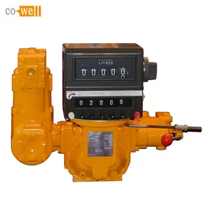 4inch DN100 positive displacement diesel kerosene gasoline flow meter /flowmeter with preset counter