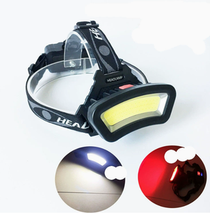 Lampe frontale COB LED de gros, promotion chaude, projecteur, lampe torche, batterie lithium 18650, chargement USB, lumière rouge, pour activités nocturnes en extérieur, course à pied, pêche - Product Image 3