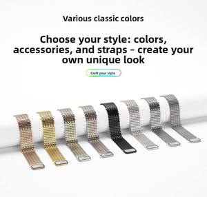 Bracelet de montre en acier inoxydable en gros pour Apple Watch Ultra 49mm SE 44mm S1-9 CHARM avec fermoir magnétique - Product Image 2