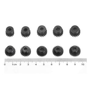 Set di motori a pignone cilindrico in metallo 10x per veicolo telecomandato auto RC su scala 1/10 - Product Image 2