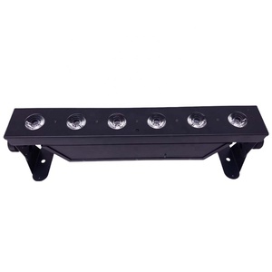 6 projecteurs sans fil DMX512 RGBWauv 18W avec fonctions LED 6-en-1, barre lumineuse, indice de protection IP65, batterie au lithium - Product Image 2