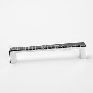 Tirador de Gabinete de Aleación de Zinc en Forma de Barra, Negro Arena Cromado, Diseño Minimalista, Herraje Duradero para Muebles - Product Image 1