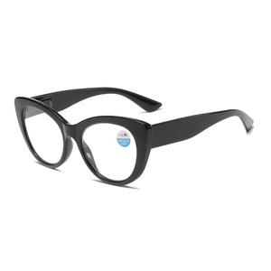 L528 Gafas de lectura de <span class=keywords><strong>presbicia</strong></span> a la moda de ojo de gato delgado para hombre Marco grande PC Anti-Blue Mujeres Gafas de lectura Diseños - Product Image 3