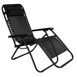 كرسي للحديقة قابل للطي قابل للطي مع وضعية قابلة للتعديل منعدم الجاذبية للبيع بالجملة كرسي استلقاء خارجي مع وضعية للشمس لجانب حمام السباحة - Product Image 1