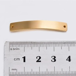 Etiquetas de Identificación de Acero Inoxidable Pulido Espejo, Conectores de Pulsera Grabables, Accesorios para Fabricación de Joyería DIY, Venta al Por Mayor - Product Image 4