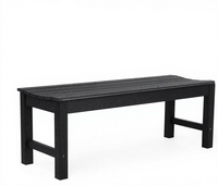 Banc d'extérieur, chaise de parc, chaise Adirondack de jardin, chaises de parc en plastique et en bois d'extérieur, meubles Adirondack