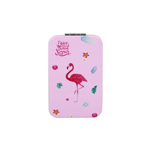 Square Design <b>Foldable</b> PU Leather Cosmetic Compact Pocket <b>Mirror</b> - Product Image 6