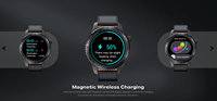 Infinix Xwatch N5 Pro Smartwatch Lederarmband AMOLED-Display KI-Gesundheits-Fitness-Tracker Unisex Wear OS IP68 Wasserdicht Kabellos