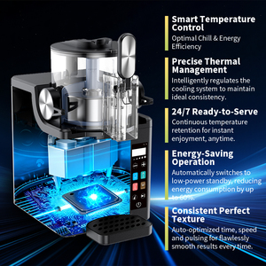 <span class=keywords><strong>Machine</strong></span> <span class=keywords><strong>à</strong></span> glace portable pour la fabrication de yaourt glacé et sorbet <span class=keywords><strong>maison</strong></span>, idéale pour la cuisine domestique, équipement de fabrication 2501A-2 - Product Image 5