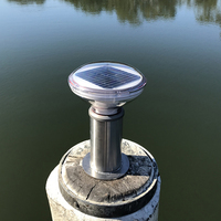 Lampes solaires de jardin en aluminium étanches 6V IP65 LED à angle de faisceau de 360°, dimmables, alimentation 5W, garantie 2 ans