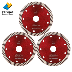 <span class=keywords><strong>Disque</strong></span> de coupe diamanté turbo de 4 pouces (105 mm) pour granit, marbre, pierre, carrelage, compatible avec les meuleuses d'angle professionnelles - Product Image 1