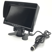 Nouveau moniteur de véhicule 7 pouces IPS TFT connexion haute définition Mobile DVR voiture boîte noire papillon LCD