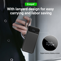 Ultra 50000mAh 30000mAh Güç Bankası Hızlı Şarj Çoklu Dahili Kablolu Güç Bankası Cep Telefonları, Tabletler, Kameralar, Drone'lar için