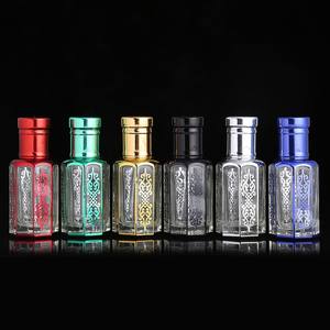 Botella de perfume de aceite esencial de anís estrellado portátil personalizada galvanoplastia estampado en caliente tapa de plástico roll-on botellas vacías - Product Image 2