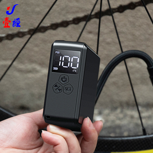 1J Pompe à vélo électrique portable Mini 150 PSI Gonfleur de pneu Vélo Pompe à air de voiture avec pression numérique Guague - Product Image 3