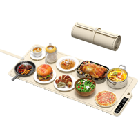 Tapis chauffant électrique portable de haute qualité pour aliments, en silicone, à température réglable, vente en gros