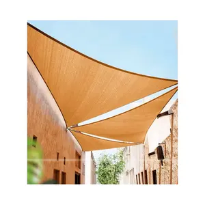 High Quality Large size Rectangular 5 * 7m waterproof sunshade sail Outdoor sunshade sail