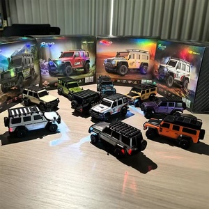 Coche RC Miniatura 1:43 4x4 <span class=keywords><strong>de</strong></span> Escritorio, Juguete <span class=keywords><strong>de</strong></span> Simulación Todoterreno, Coche Eléctrico <span class=keywords><strong>de</strong></span> Plástico <span class=keywords><strong>de</strong></span> Grado Hobby, Camioneta Rock Crawler para Niños - Product Image 2