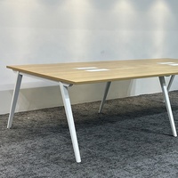 Pieds de table télescopiques contemporains en acier inoxydable – Cadre métallique abordable pour bureau à domicile, salon et table d'école