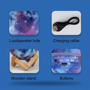 Haut-parleur Saturn Ring, Lampe Planète, Cadeau Créatif <span class=keywords><strong>de</strong></span> Bureau, Article Tendance Transfrontalier, Petit Haut-parleur Subwoofer Planète Rêveuse - Product Image 5