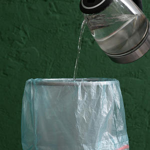 Taille personnalisée entrepreneur biodégradable petit cordon de serrage produit écologique noir 3Mil sacs poubelles de cuisine - Product Image 3