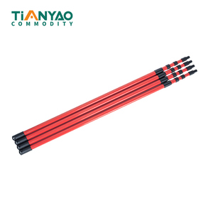 Manche <span class=keywords><strong>télescopique</strong></span> extensible en aluminium de 2,7 m pour rouleau à peinture, <span class=keywords><strong>balai</strong></span> et outils de nettoyage - Product Image 4