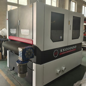 Honry SSQ1000 Fornecedor Confiável 1000mm Lijado De Lamina Acero Borda De Folha De Metal Multifuncional Deburring Rust Lixing Machine - Product Image 2