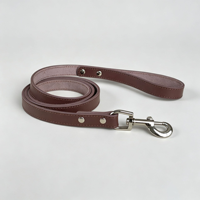 Laisse pour chien en cuir véritable en gros, directement de l'usine, en cuir de vachette haute résistance, pour l'approvisionnement mondial et les revendeurs