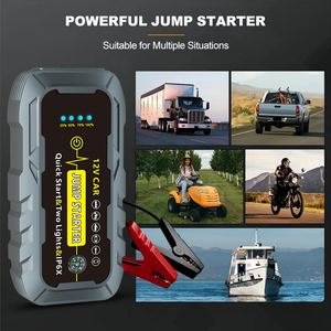 Produit phare à l'international : Démarreur de batterie de voiture 3000A, Boîtier de démarrage d'urgence, Booster de batterie - Product Image 6