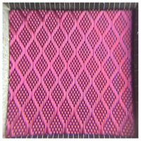 Tissu Oxford ignifuge 100 % polyester à motif losanges pour rideau de séparation d'entrepôt, sac d'accessoires pour pompier ignifuge