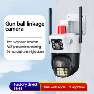 Cámara PTZ Inalámbrica 4G para Exteriores, Impermeable IP66, P2P, 3MP+3MP, Visión Nocturna a Color, Seguimiento Automático, <span class=keywords><strong>Icsee</strong></span> - Product Image 1