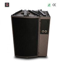 Sistema de Altavoces Line Array Profesional LS-ARCS de 12 Pulgadas, Resistente a la Intemperie, para Conciertos al Aire Libre, Altavoces Activos/Pasivos de Madera Contrachapada de Abedul