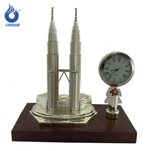 Artisanat métallique architectural 3D personnalisé célèbre, bâtiment emblématique pour souvenirs, artisanat, décoration <span class=keywords><strong>de</strong></span> bureau à domicile, modèle <span class=keywords><strong>de</strong></span> matériau - Product Image 4